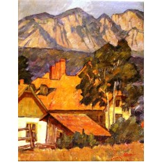 Ioan CARDEI (1906-1987) - Peisaj din Dorohoi (1946) 